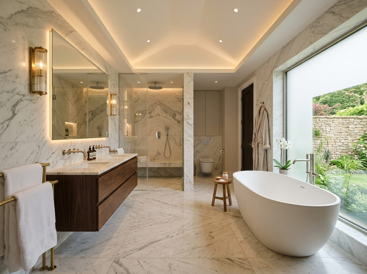 Custom Bathroom Renovation in Brookston